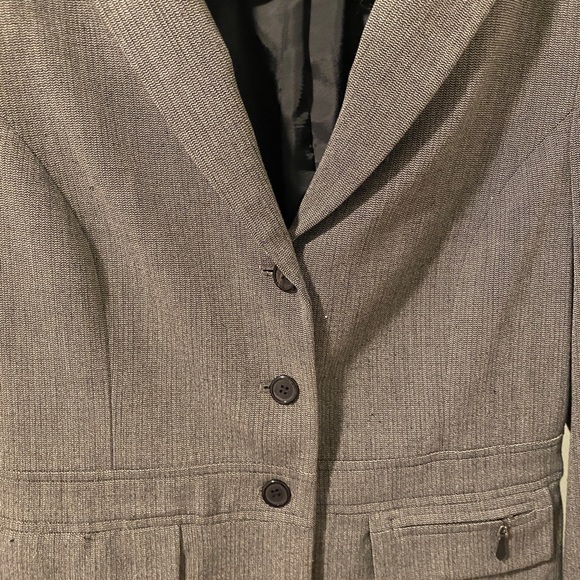 Apostrophe black muted print blazer.size 12 - Picture 2 of 5